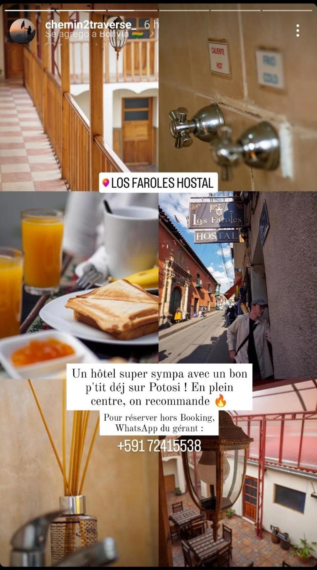 Los Faroles Hostal Potosí Exteriér fotografie